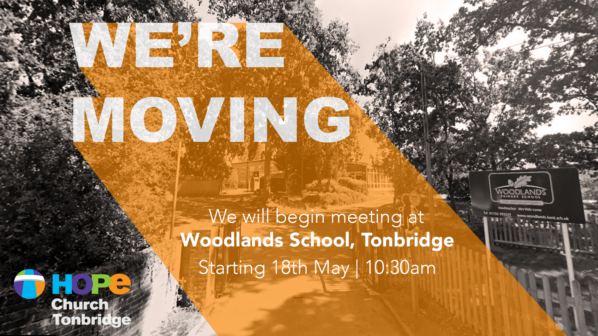We're moving